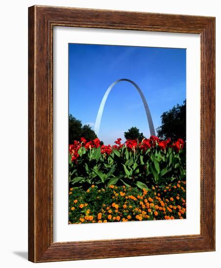 Famous St. Louis Arch, Archway Park, St. Louis, Missouri-Bill Bachmann-Framed Photographic Print