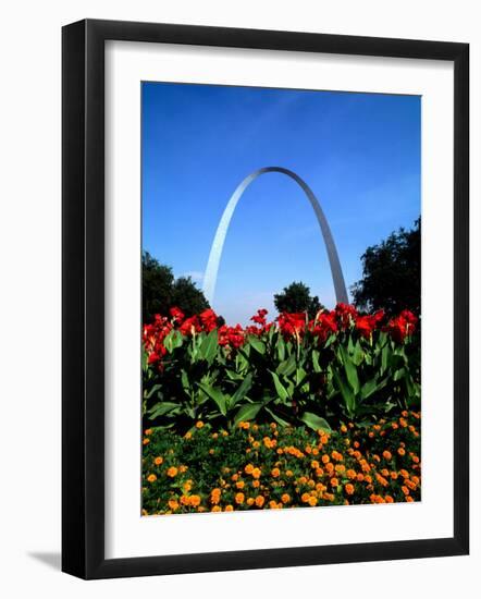 Famous St. Louis Arch, Archway Park, St. Louis, Missouri-Bill Bachmann-Framed Photographic Print