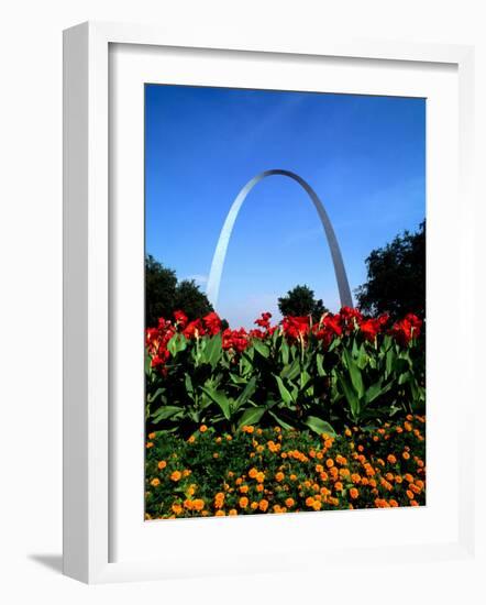 Famous St. Louis Arch, Archway Park, St. Louis, Missouri-Bill Bachmann-Framed Photographic Print