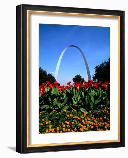 Famous St. Louis Arch, Archway Park, St. Louis, Missouri-Bill Bachmann-Framed Photographic Print