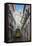 Famous Tram 28 Going Through the Old Quarter of Alfama, Lisbon, Portugal, Europe-Michael Runkel-Framed Premier Image Canvas