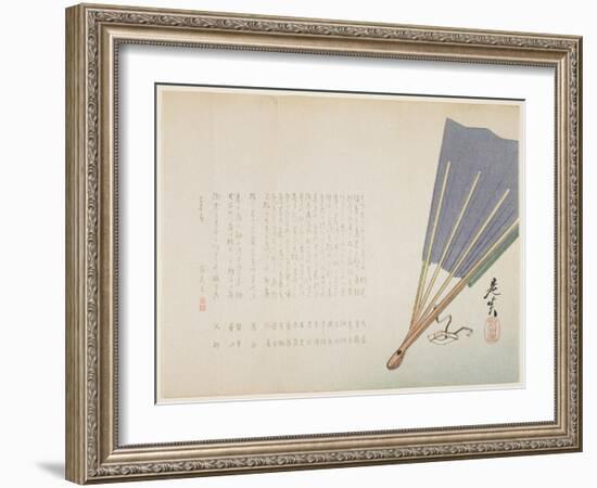 Fan, 1859-Shibata Zeshin-Framed Giclee Print