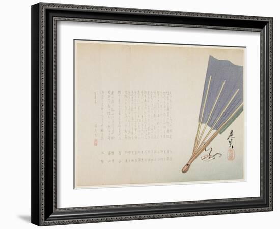 Fan, 1859-Shibata Zeshin-Framed Giclee Print