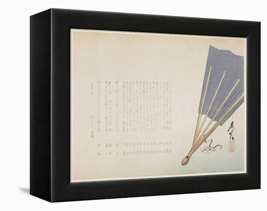 Fan, 1859-Shibata Zeshin-Framed Premier Image Canvas