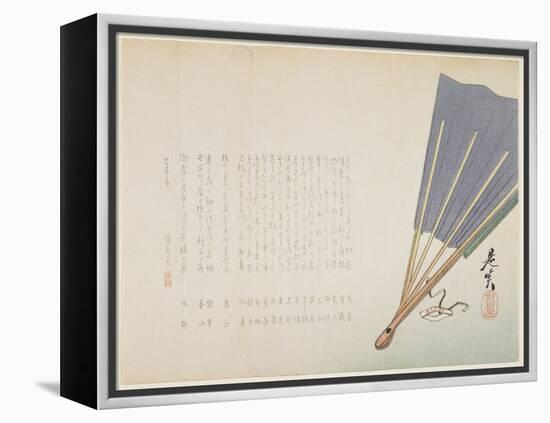 Fan, 1859-Shibata Zeshin-Framed Premier Image Canvas