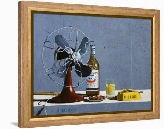 Fan and Pastis, 2006-Stewart Brown-Framed Premier Image Canvas