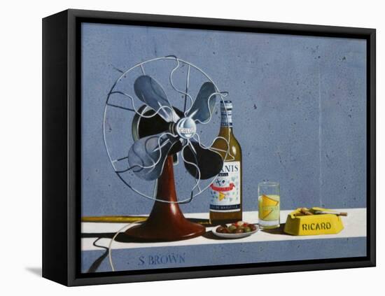 Fan and Pastis, 2006-Stewart Brown-Framed Premier Image Canvas