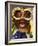 Fan Celebrates in Durban, South Africa During 100-Day Count Down Celebrations to the Fifa World Cup-null-Framed Photographic Print