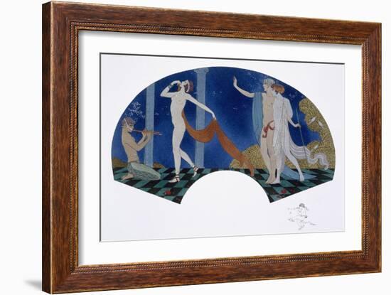 Fan Design, 1911-Georges Barbier-Framed Giclee Print