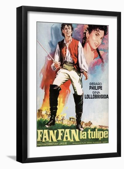 Fan-fan the Tulip, 1952, "Fanfan La Tulipe" Directed by Christian-jaque-null-Framed Giclee Print