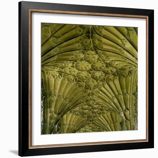 Fan Vaulting in the Cloister-null-Framed Giclee Print