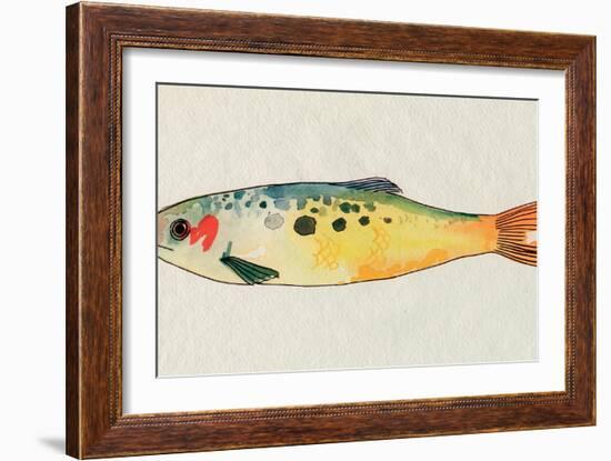 Fanciful Fish I-Victoria Barnes-Framed Art Print