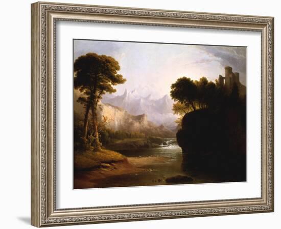 Fanciful Landscape, 1834-Thomas Doughty-Framed Giclee Print