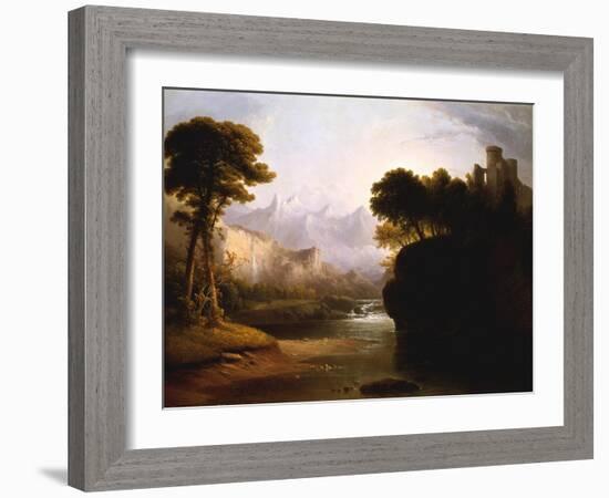 Fanciful Landscape, 1834-Thomas Doughty-Framed Giclee Print