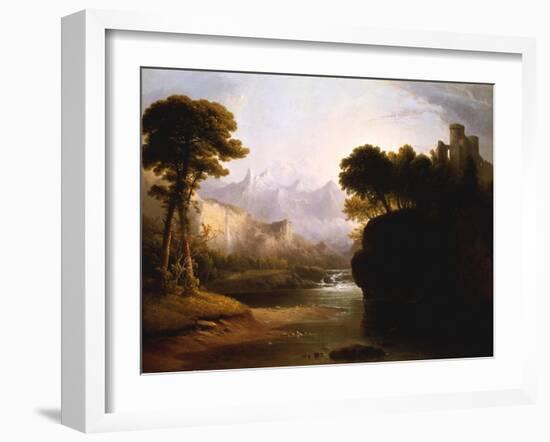 Fanciful Landscape, 1834-Thomas Doughty-Framed Giclee Print