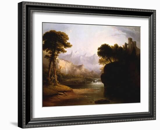 Fanciful Landscape, 1834-Thomas Doughty-Framed Giclee Print