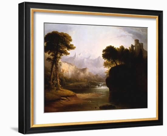 Fanciful Landscape, 1834-Thomas Doughty-Framed Giclee Print