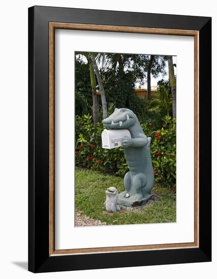 Fanciful Mailbox, Key Largo, Florida Keys, Florida, Usa-Axel Schmies-Framed Photographic Print