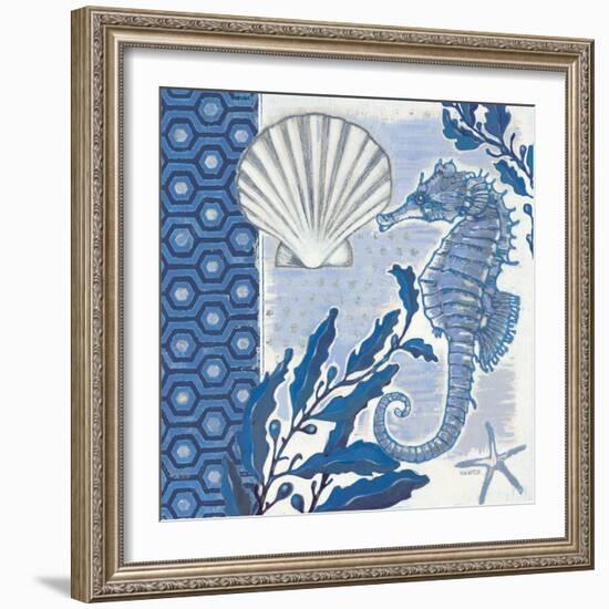 Fanciful Seahorse 1-Norman Wyatt Jr.-Framed Art Print