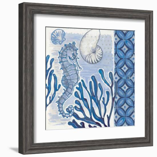 Fanciful Seahorse 2-Norman Wyatt Jr.-Framed Art Print