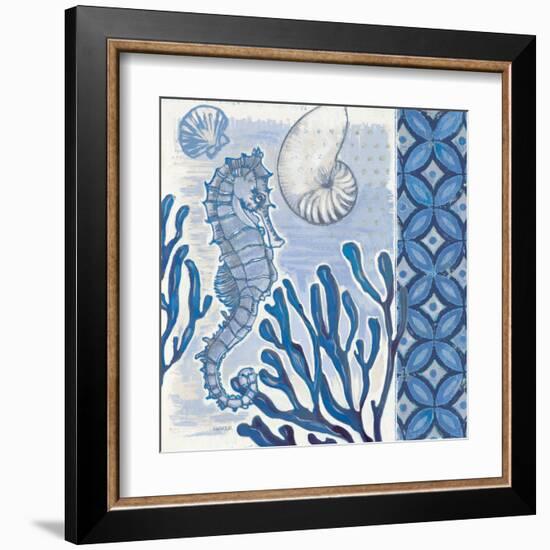 Fanciful Seahorse 2-Norman Wyatt Jr.-Framed Art Print