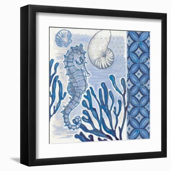 Fanciful Seahorse 2-Norman Wyatt Jr.-Framed Art Print