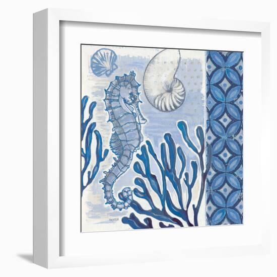 Fanciful Seahorse 2-Norman Wyatt Jr.-Framed Art Print