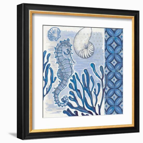 Fanciful Seahorse 2-Norman Wyatt Jr.-Framed Art Print