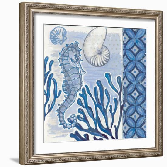 Fanciful Seahorse 2-Norman Wyatt Jr.-Framed Art Print