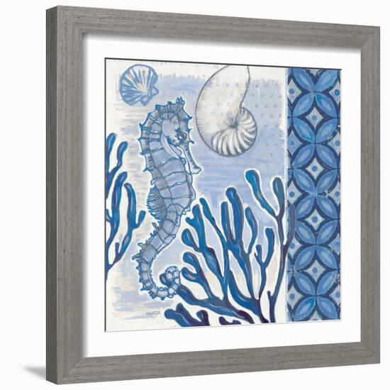 Fanciful Seahorse 2-Norman Wyatt Jr.-Framed Art Print