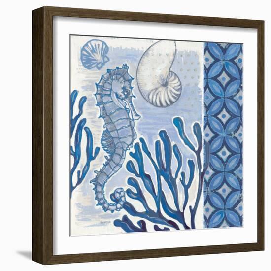 Fanciful Seahorse 2-Norman Wyatt Jr.-Framed Art Print