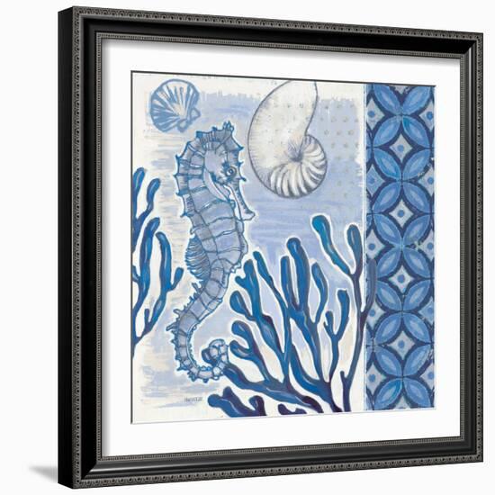 Fanciful Seahorse 2-Norman Wyatt Jr.-Framed Art Print