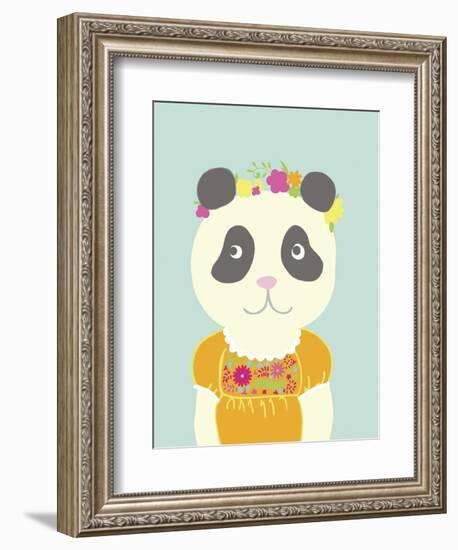 Fancy Animals IV-Chariklia Zarris-Framed Premium Giclee Print