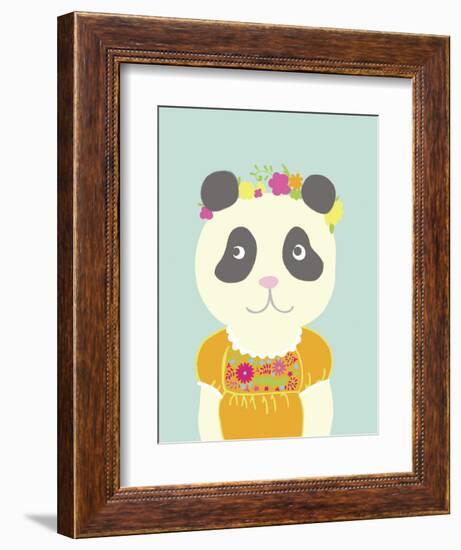 Fancy Animals IV-Chariklia Zarris-Framed Premium Giclee Print