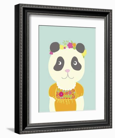 Fancy Animals IV-Chariklia Zarris-Framed Premium Giclee Print