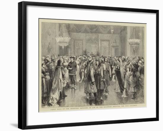 Fancy Ball in the Brighton Pavilion, in Aid of the Brighton Hospital for Sick Children-Godefroy Durand-Framed Giclee Print