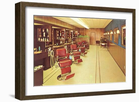 Fancy Barber Shop-null-Framed Art Print