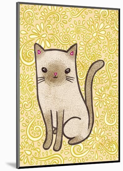 Fancy Cat-My Zoetrope-Mounted Art Print