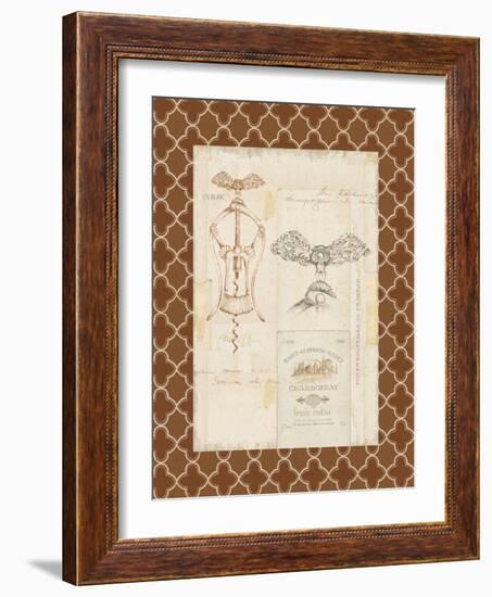 Fancy Corkscrew I Border-Daphne Brissonnet-Framed Art Print