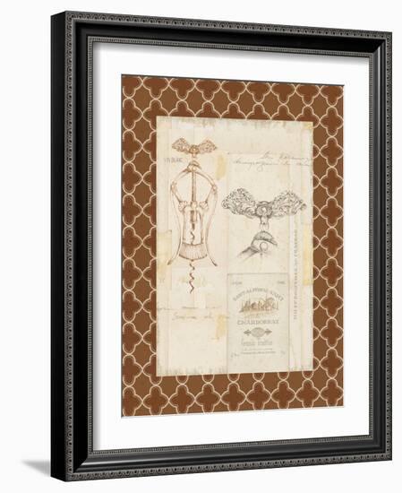 Fancy Corkscrew I Border-Daphne Brissonnet-Framed Art Print