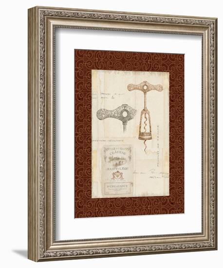 Fancy Corkscrew II Border-Daphne Brissonnet-Framed Art Print