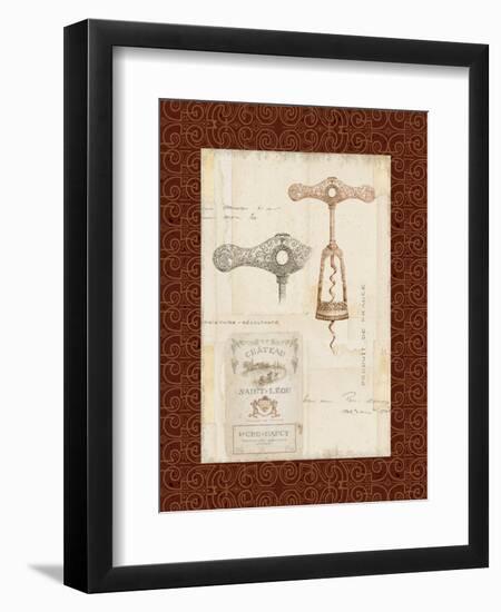 Fancy Corkscrew II Border-Daphne Brissonnet-Framed Art Print