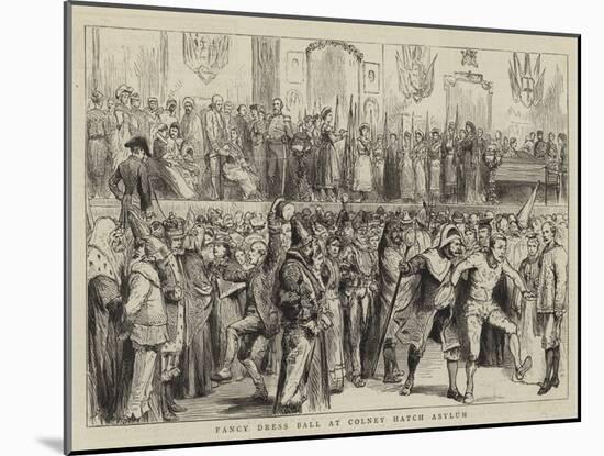 Fancy Dress Ball at Colney Hatch Asylum-Godefroy Durand-Mounted Giclee Print