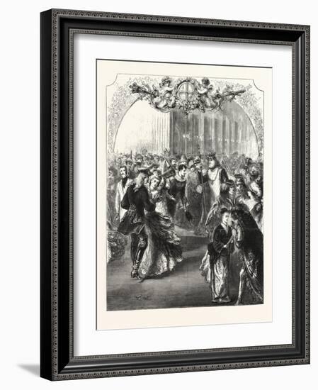 Fancy Dress Ball at the Mansion House-null-Framed Giclee Print