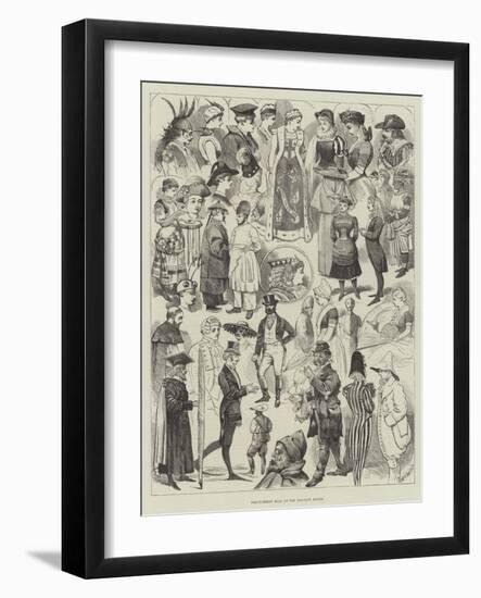 Fancy-Dress Ball at the Mansion House-Alfred Courbould-Framed Giclee Print