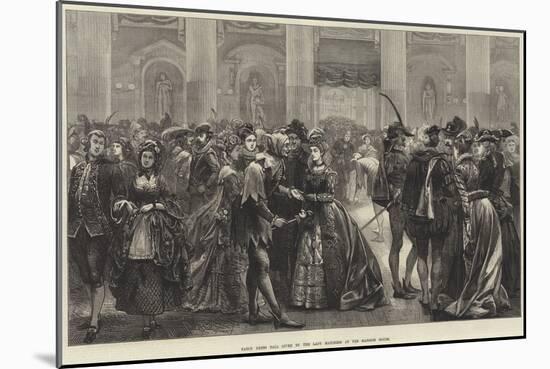 Fancy Dress Ball Given by the Lady Mayoress at the Mansion House-Edwin Buckman-Mounted Giclee Print