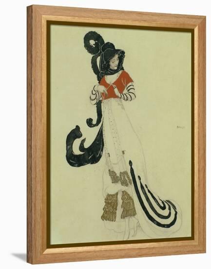 Fancy Dress Costume Design, C. 1914-Léon Bakst-Framed Premier Image Canvas