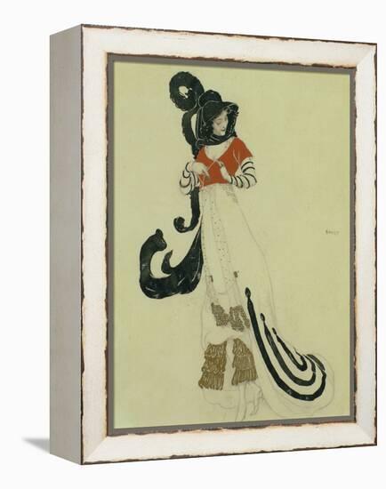 Fancy Dress Costume Design, C. 1914-Léon Bakst-Framed Premier Image Canvas