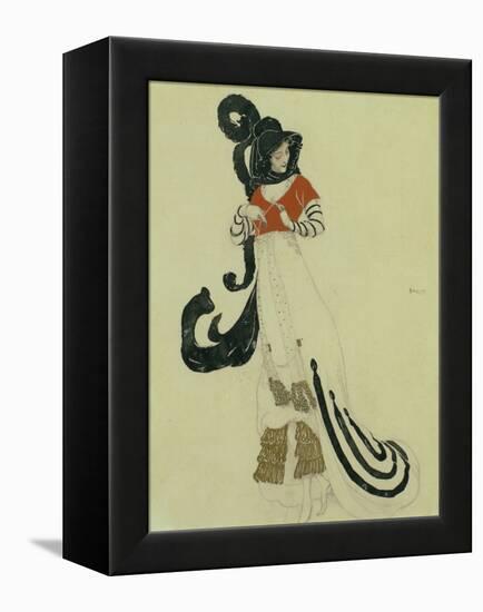 Fancy Dress Costume Design, C. 1914-Léon Bakst-Framed Premier Image Canvas