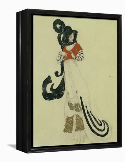 Fancy Dress Costume Design, C. 1914-Léon Bakst-Framed Premier Image Canvas